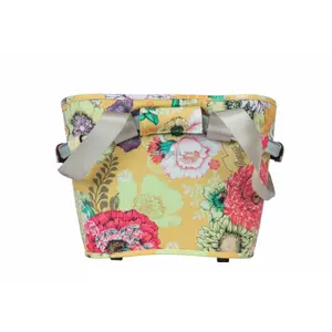 Panier de vélo avant étanche avec réfléchissant Basil Bloom field Klickfix image-0