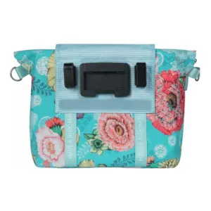 Waterproof polyester bike bag with reflective Basil Bloom field klickfix image-1