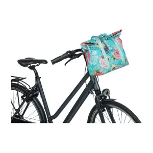 Waterproof polyester bike bag with reflective Basil Bloom field klickfix image-2