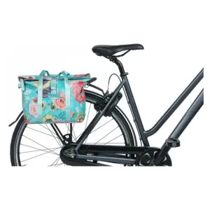 Waterproof polyester bike bag with reflective Basil Bloom field klickfix image-3