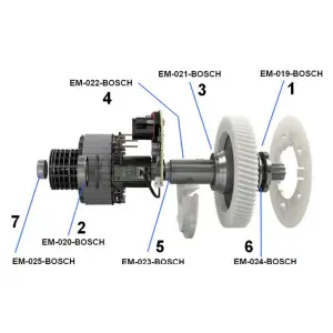 Bearing kit for Black Bearing Bosch Generation 3 image-1