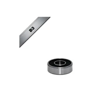 Kugellager Black Bearing B3 - 607-2RS - 7 x 19 x 6 mm image-1