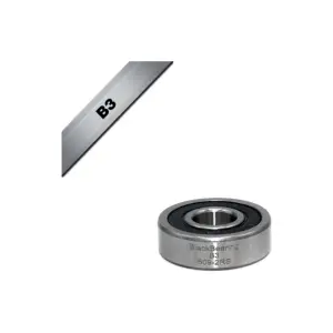 Kugellager Black Bearing B3 - 609-2RS - 9 x 24 x 7 mm image-1