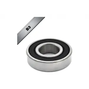Bearing Black Bearing B3 - 6202-2RS - 15 x 35 x 11 mm image-1