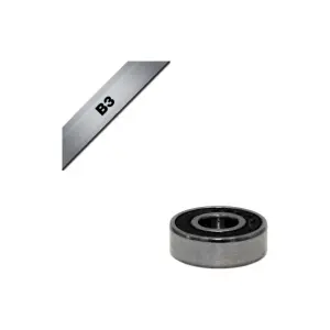 Bearing Black Bearing B3 - 695-2RS - 5 x 13 x 4 mm image-1