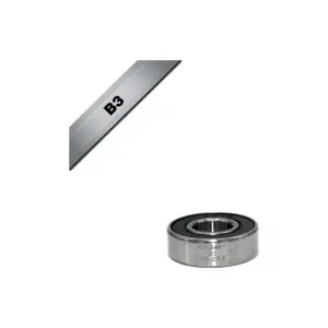 Lager Black Bearing B3 - R6-2RS - 9,53 x 22,23 x 7,14 mm image-1