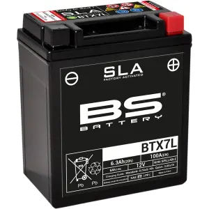 Μπαταρία μοτοσικλέτας BS Battery SLA BTX7L - C (10Hr) - C (20Hr) image-0