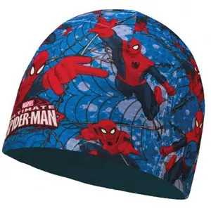 Children's hat Buff superheroes warrior blue image-0