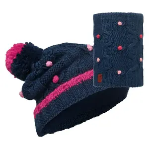 Junior knitted hat Buff dysha dark navy image-1