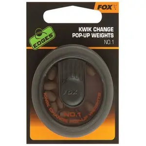 Lot of 5 pellets Fox Kwik Change Pop up weights