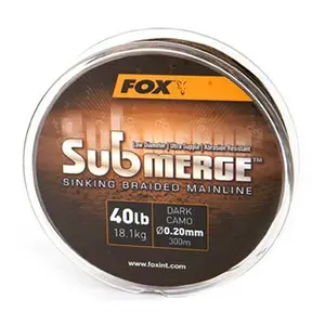 Filo intrecciato Fox Submerge Dark Camo 40lb/0.20mm 300m image-1