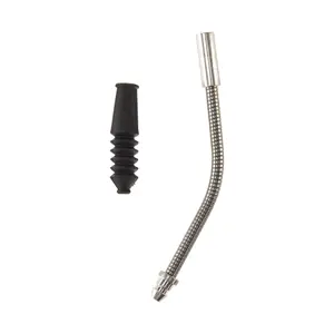 Winkelstück plus Edelstahlbalg Birzman V-Brake Pipe Flex image-1