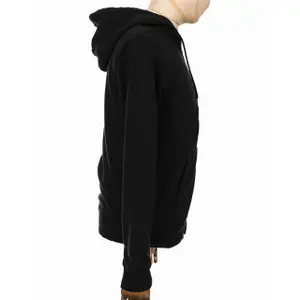 Sweatshirt med hætte og lynlås Colorful Standard Classic Organic deep black image-2