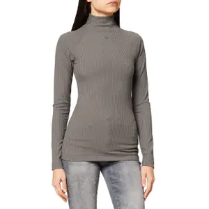 Pull slim côtelée col montant femme G-Star image-1