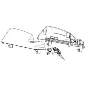 Kit de apertura para el baúl de la moto Shad Sh23