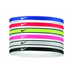 Pack de 6 élastiques à cheveux Nike Swoosh tipped