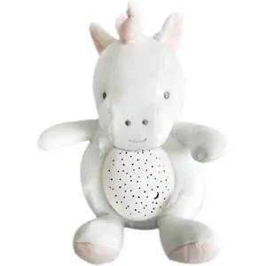 3-light nightlight with natural sound music Doudou & compagnie Souris image-1