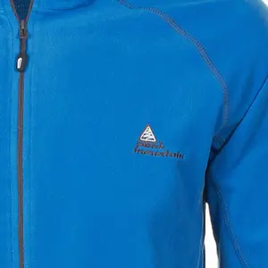 Full zip fleece sweatshirt for kids Peak Mountain Ecafone image-2