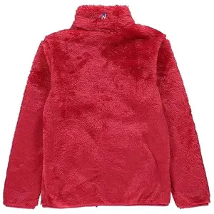 Casaco de lã para crianças Peak Mountain coral sherpaEcariano image-1