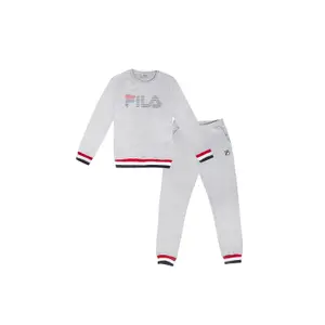 Plain cotton pajamas for children Fila image-0