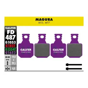 Pastillas de freno de moto Galfer Magura Mt5 Mt7 (x2) image-1