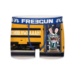 Boxer Freegun Lapins Crétins School Bwaah image-0