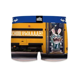 Boxer Freegun Lapins Crétins School Bwaah image-1