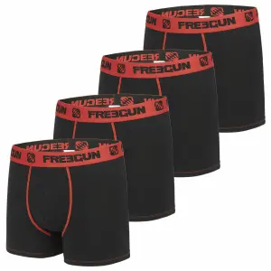Children's cotton boxer shorts Freegun (x4) image-3