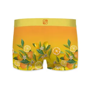 Boxer printed lemon flower power child Freegun image-1