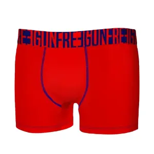 Children's plain cotton boxer shorts Freegun (x6) image-0