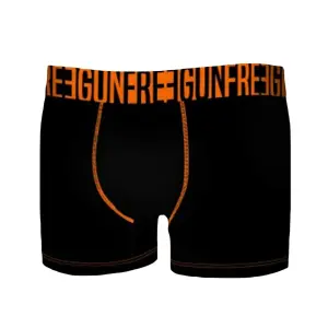 Children's plain cotton boxer shorts Freegun (x6) image-1