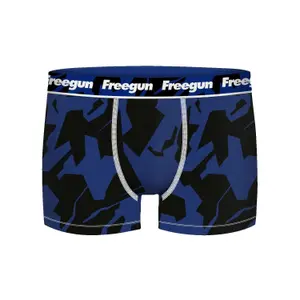 Children's printed cotton boxer shorts Freegun (x6) image-0