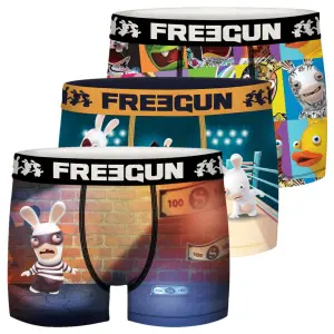 Rabbids child boxer shorts Freegun (x3) image-1