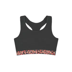 Brassière coton bio ceinture sublimation femme Freegun image-0