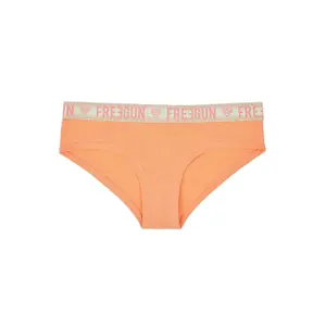 Organic cotton boxer shorts for girls Freegun (x3) image-4