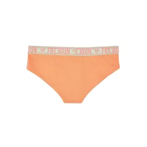 Organic cotton boxer shorts for girls Freegun (x3) image-5