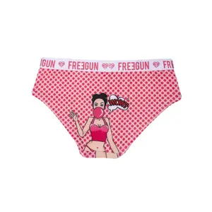 Boxer imprimé bande dessinée bul' femme Freegun image-1