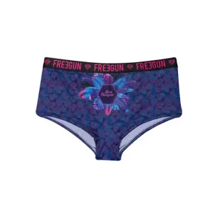 Shorty tropical neon feuille femme Freegun image-0