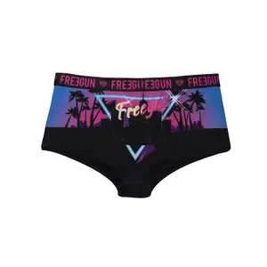 Shorty tropical neon nuit femme Freegun image-0