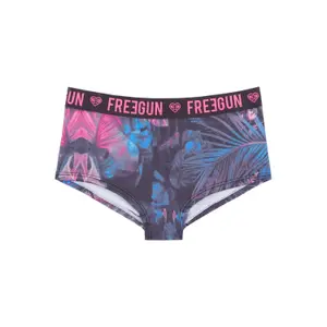 Shorty tropical neon palm girl Freegun image-0