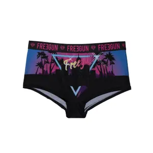 Shorty tropical neon night girl Freegun image-0