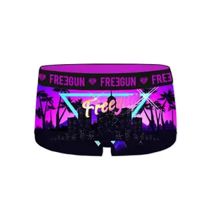 Shorty tropical neon girl Freegun (x3) image-0