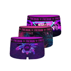 Shorty tropical neon girl Freegun (x3) image-1