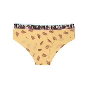 Boxer en coton avec ceinture fine plume femme Freegun image-0