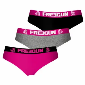 Boxer en coton uni femme Freegun (x3) image-3