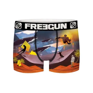 Surreal skateboard and surf boxer shorts for kids Freegun image-0