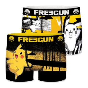 Set of 2 children's boxers Freegun Pokemon grafitty image-4