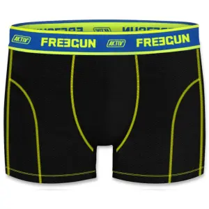Plain children's boxer shorts Freegun Aktiv (x3) image-1