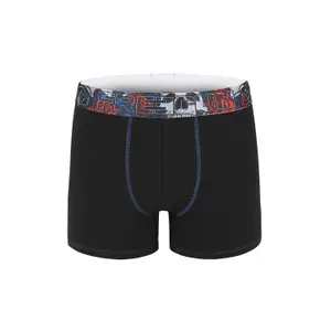 Boxer en coton bio uni hiver Freegun (x3) image-0