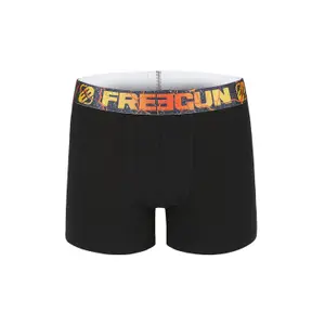 Boxer en coton bio uni hiver Freegun (x4) image-0